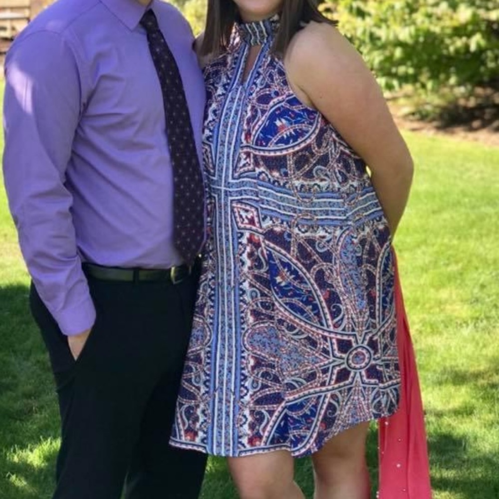 Wrangler High Neck Paisley Dress